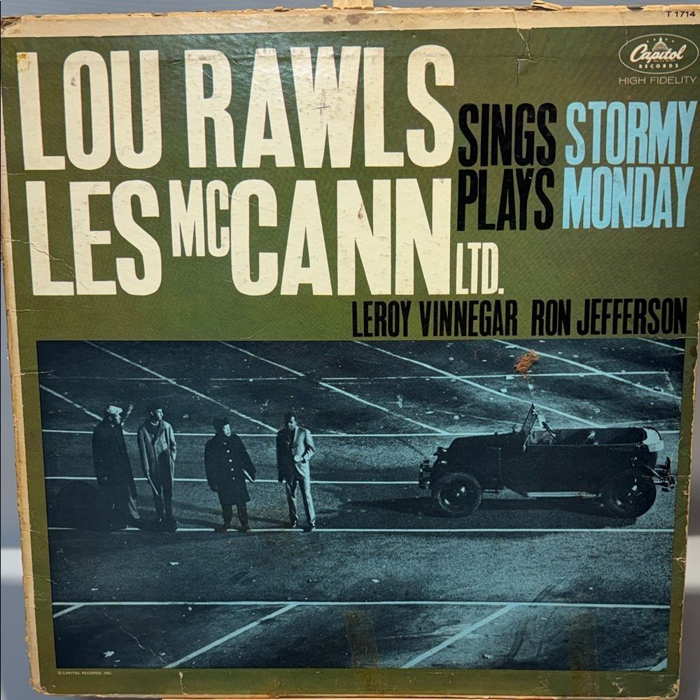 Lou Rawls & Les McCann Ltd. Vinyl Record - Blue & Black Cover